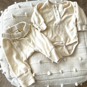 Cotton Warm Tan Outfit (unisex)